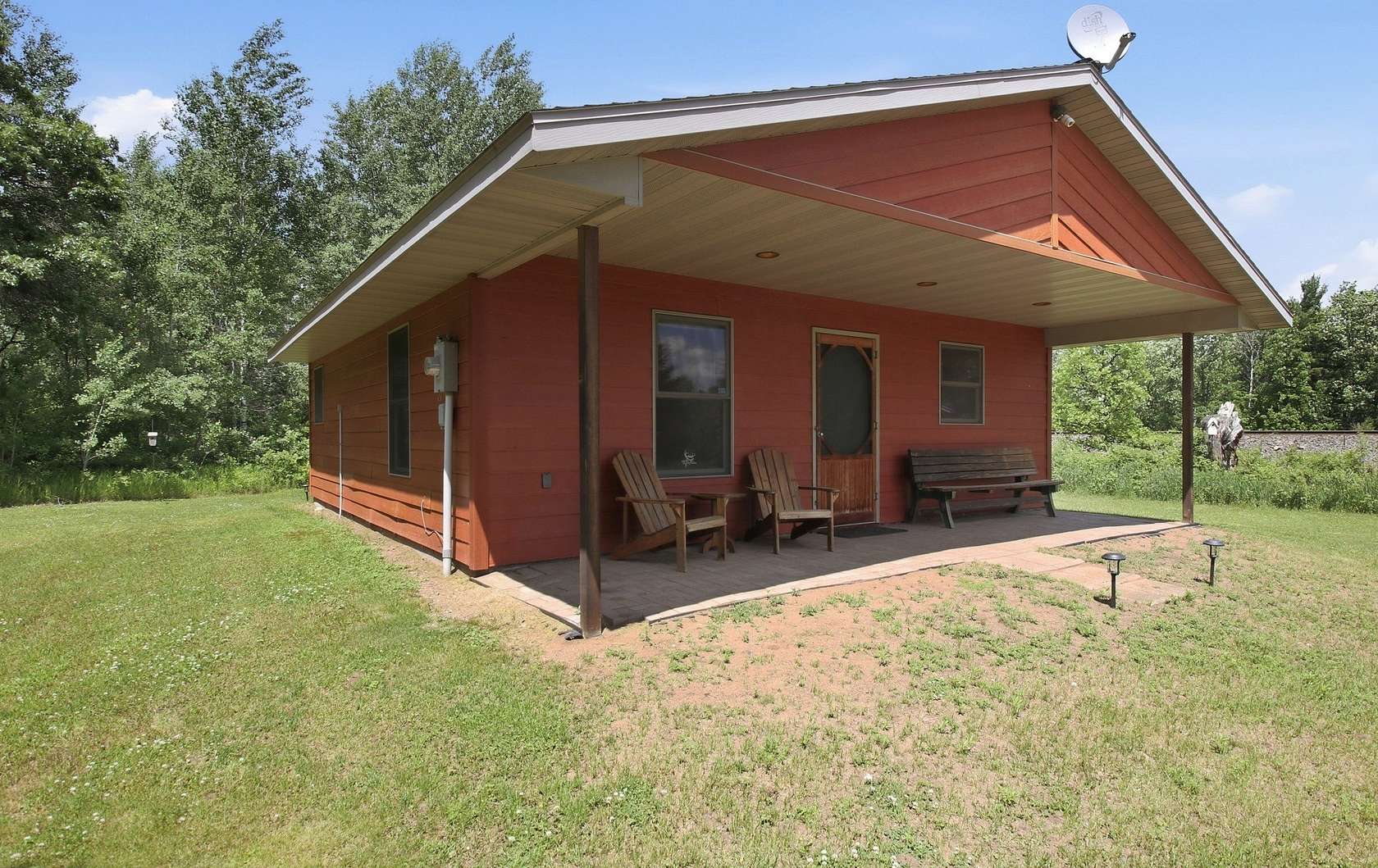 4 Acres of Land with Home for Sale in Springbrook, Wisconsin