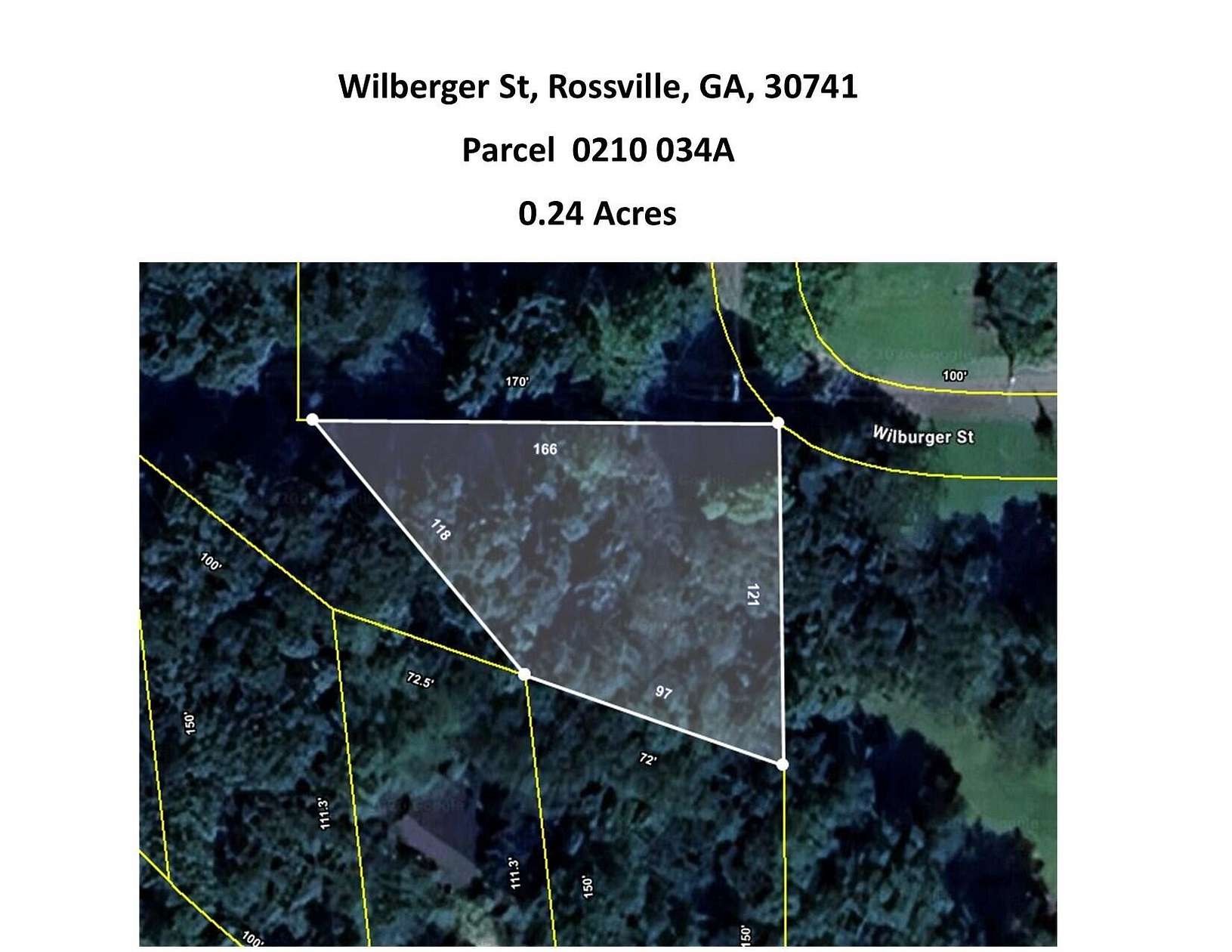 0.24 Acres of Residential Land for Sale in Rossville, Georgia