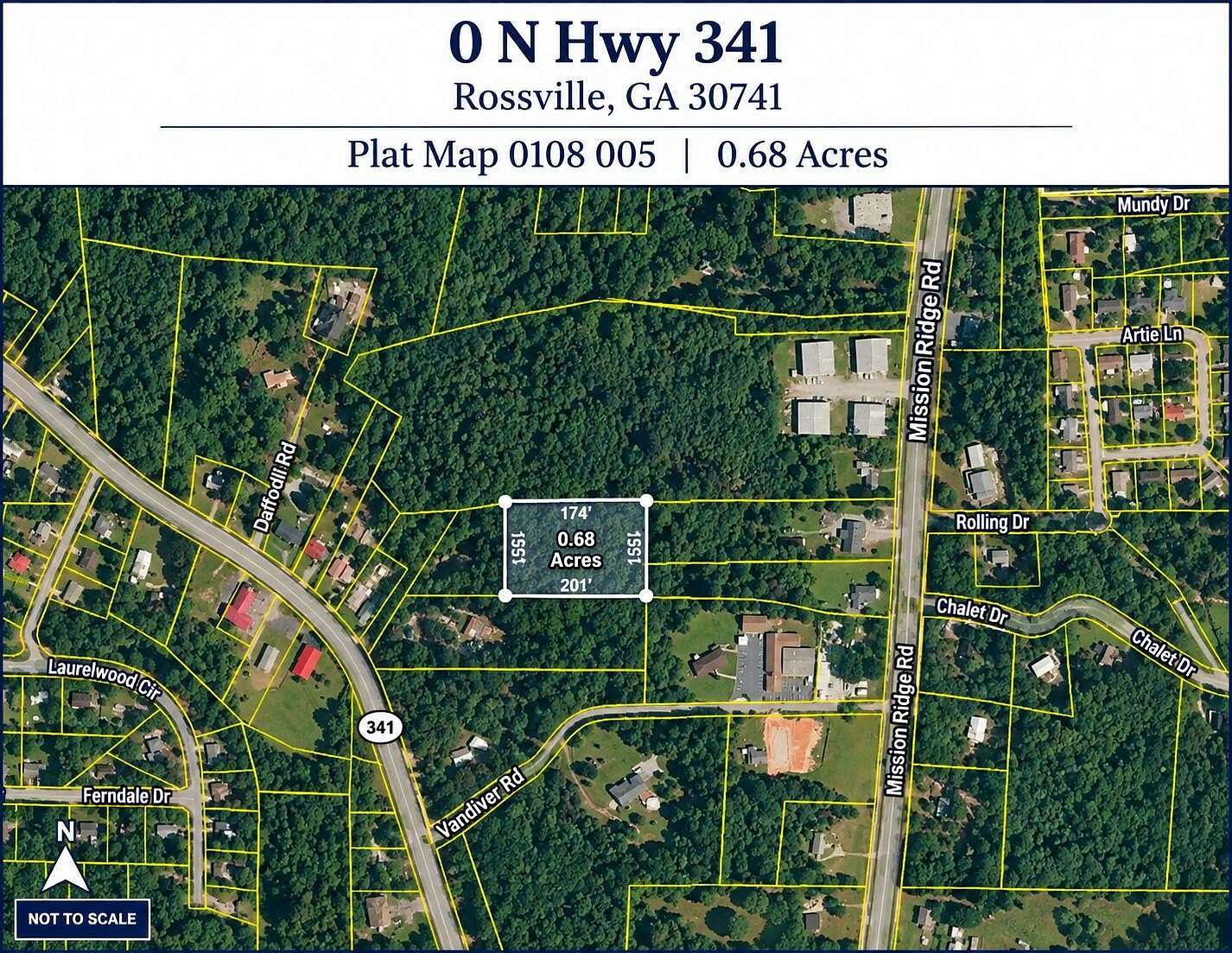 0.68 Acres of Residential Land for Sale in Rossville, Georgia