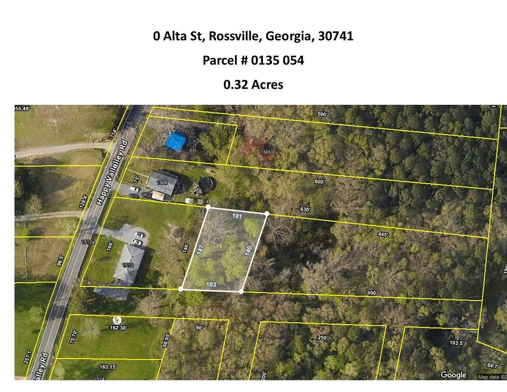 0.32 Acres of Residential Land for Sale in Rossville, Georgia