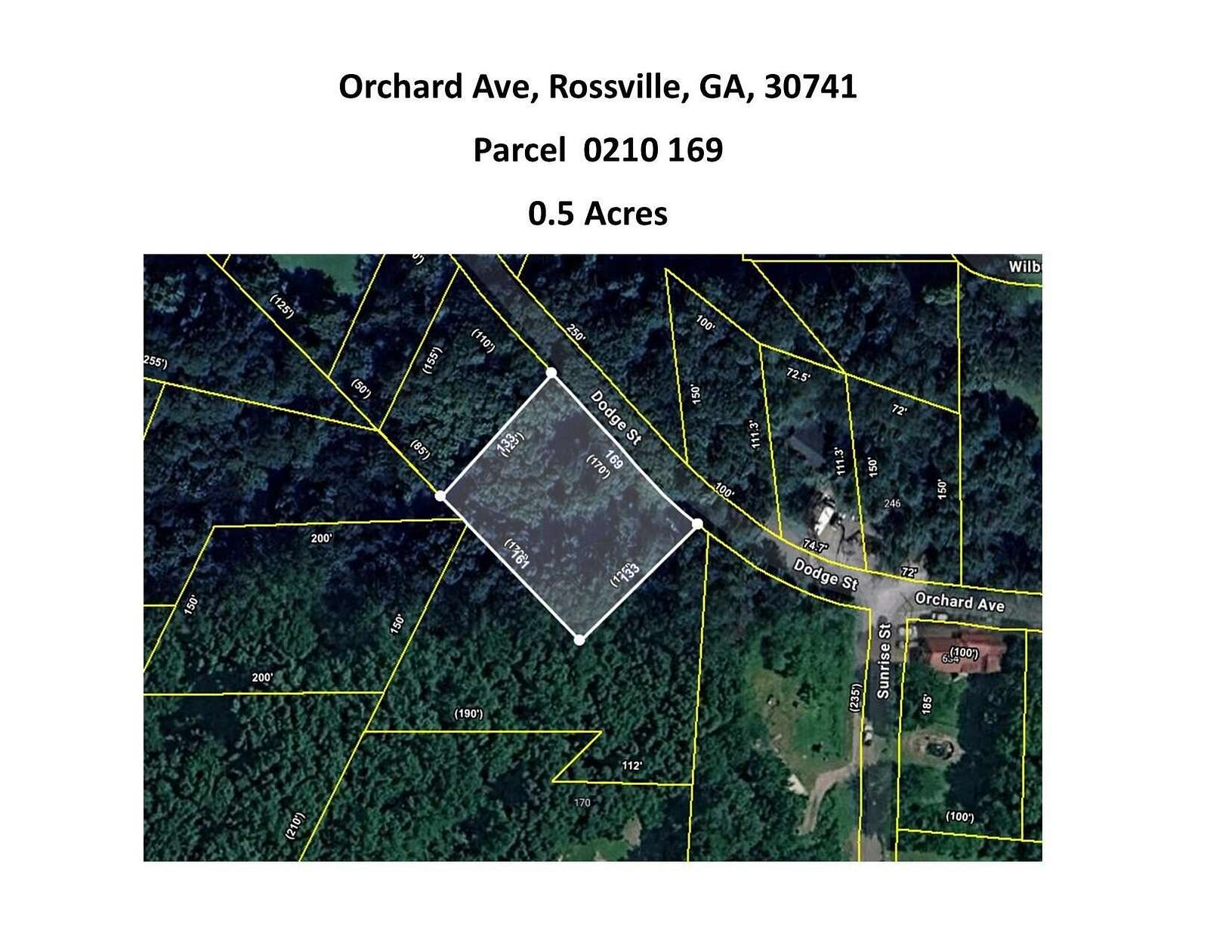0.52 Acres of Residential Land for Sale in Rossville, Georgia