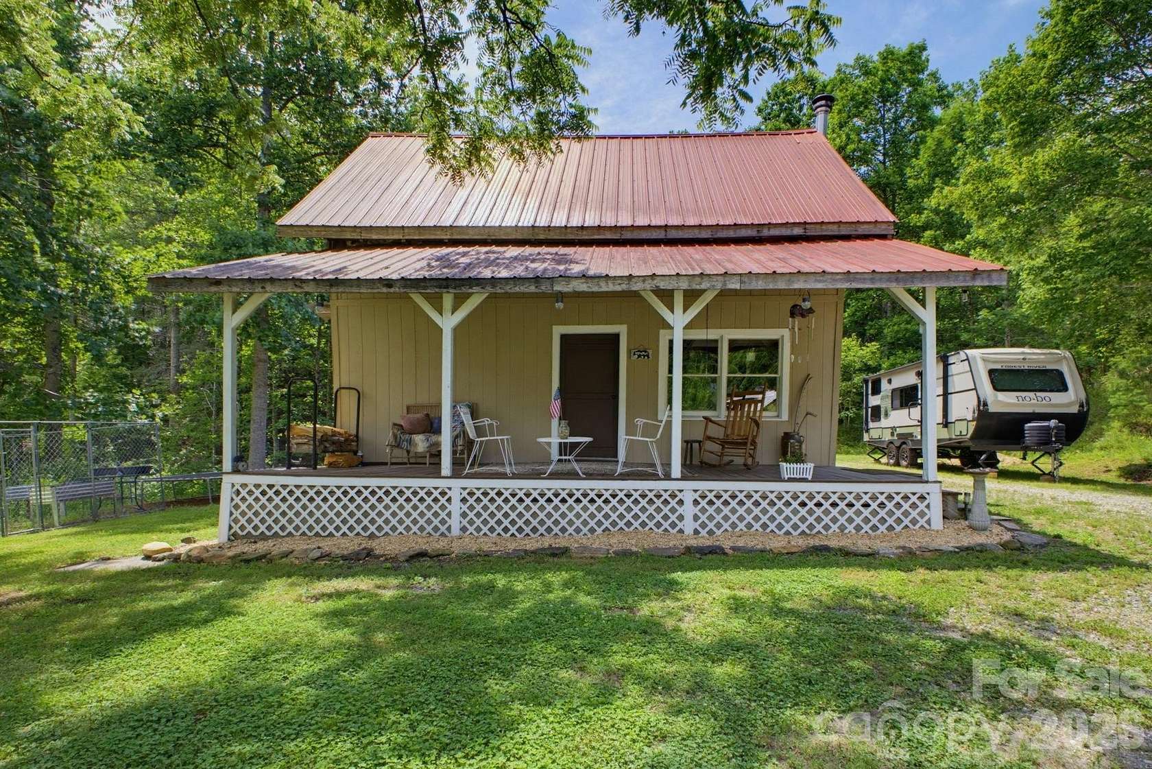 16.5 Acres of Land with Home for Sale in Mill Spring, North Carolina