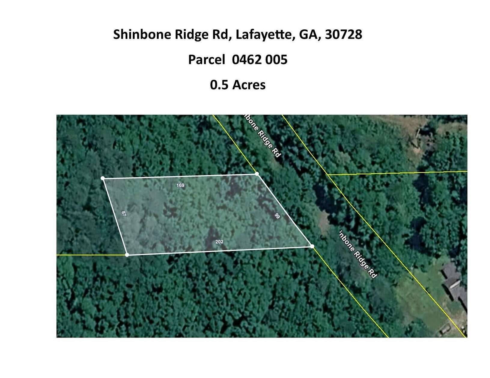 0.5 Acres of Residential Land for Sale in LaFayette, Georgia