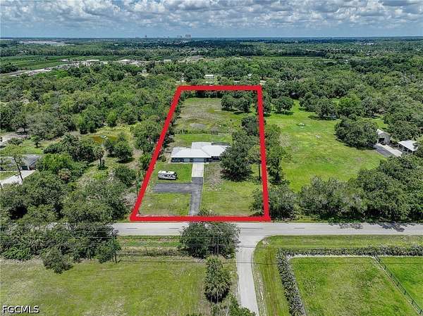 2.23 Acres of Land with Home for Sale in Fort Myers, Florida