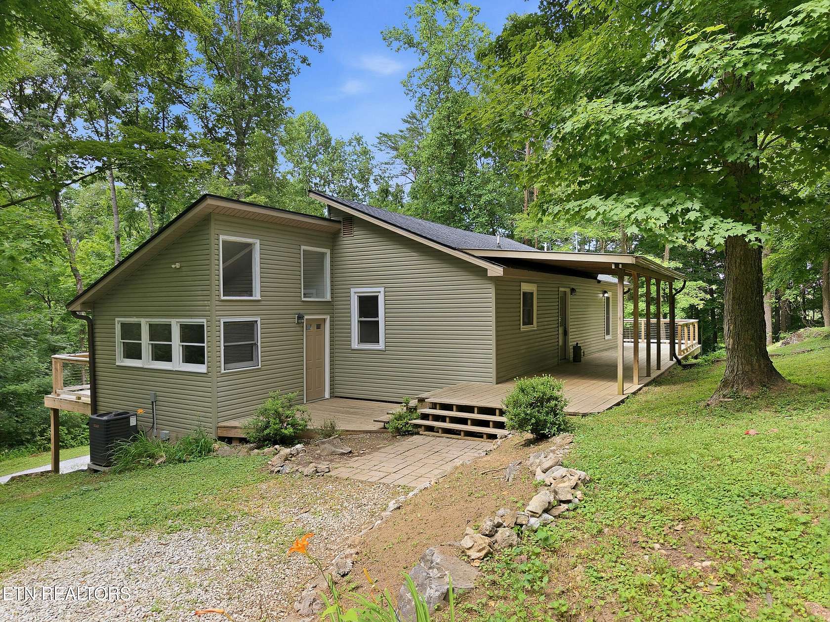 5 Acres of Land with Home for Sale in Rocky Top, Tennessee