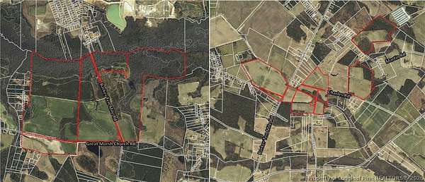 1,000 Acres of Agricultural Land for Sale in St. Pauls, North Carolina