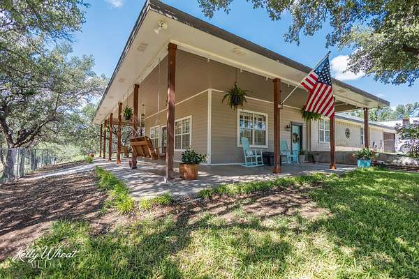 5 Acres of Land with Home for Sale in Christoval, Texas
