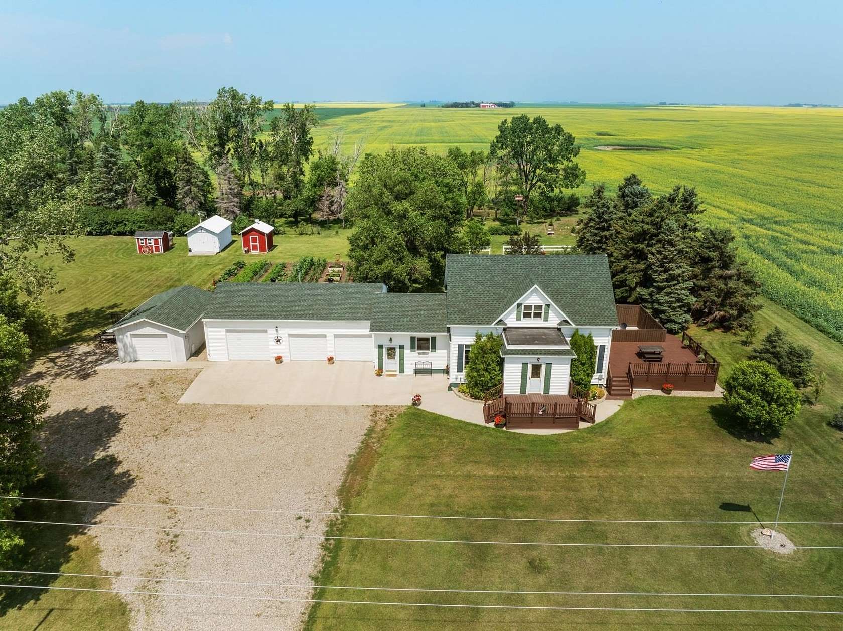 3 Acres of Land with Home for Sale in Kenmare, North Dakota