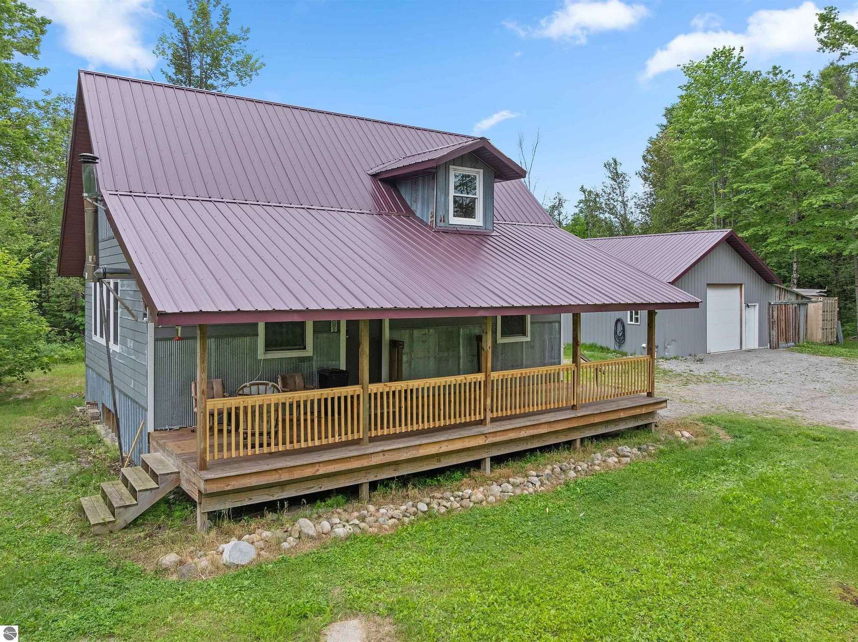 19.8 Acres of Recreational Land with Home for Sale in Kalkaska, Michigan