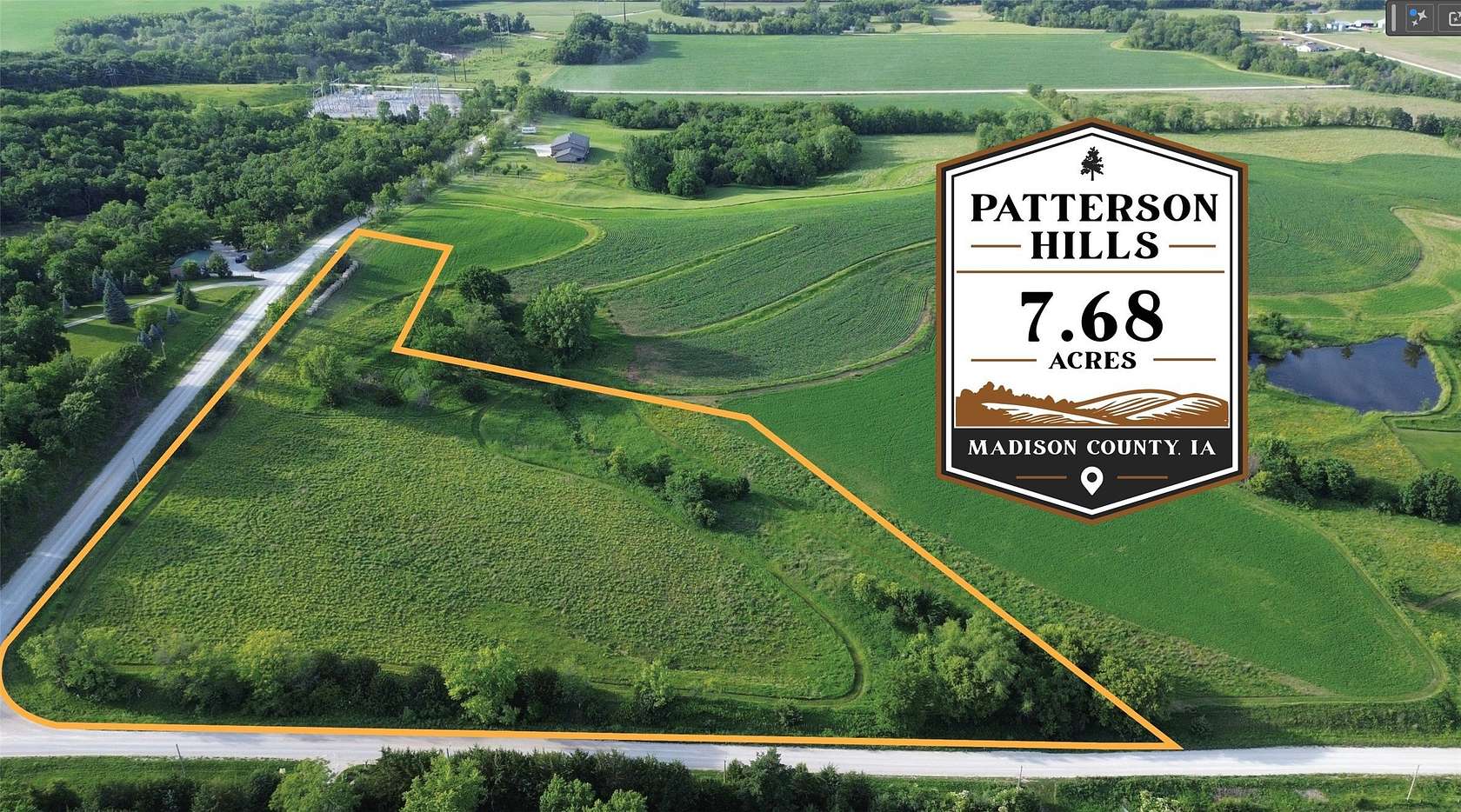 7.68 Acres of Residential Land for Sale in Winterset, Iowa