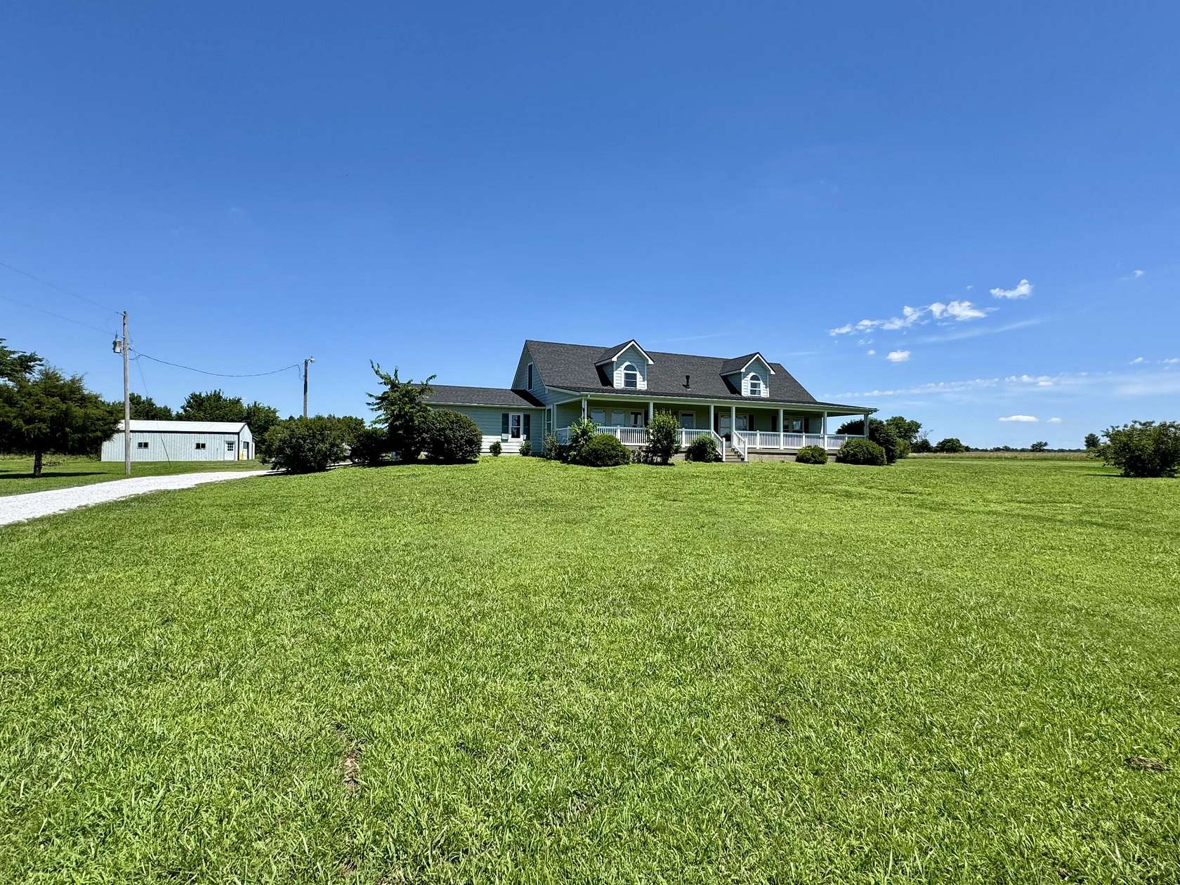 9.53 Acres of Land with Home for Sale in Neosho, Missouri