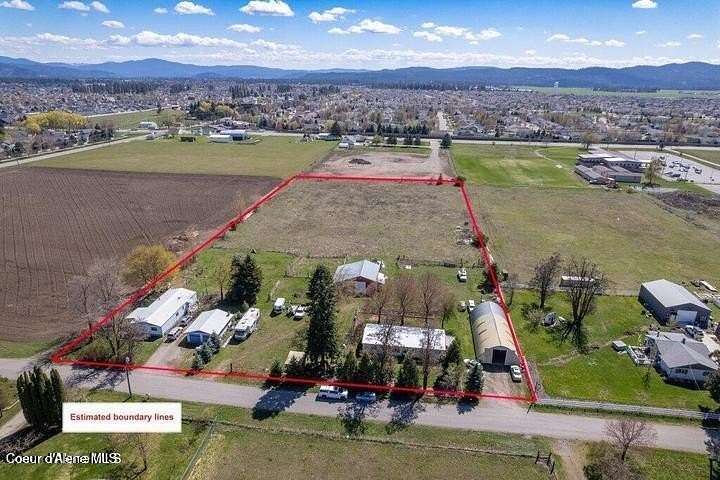 4.8 Acres of Land with Home for Sale in Hayden, Idaho