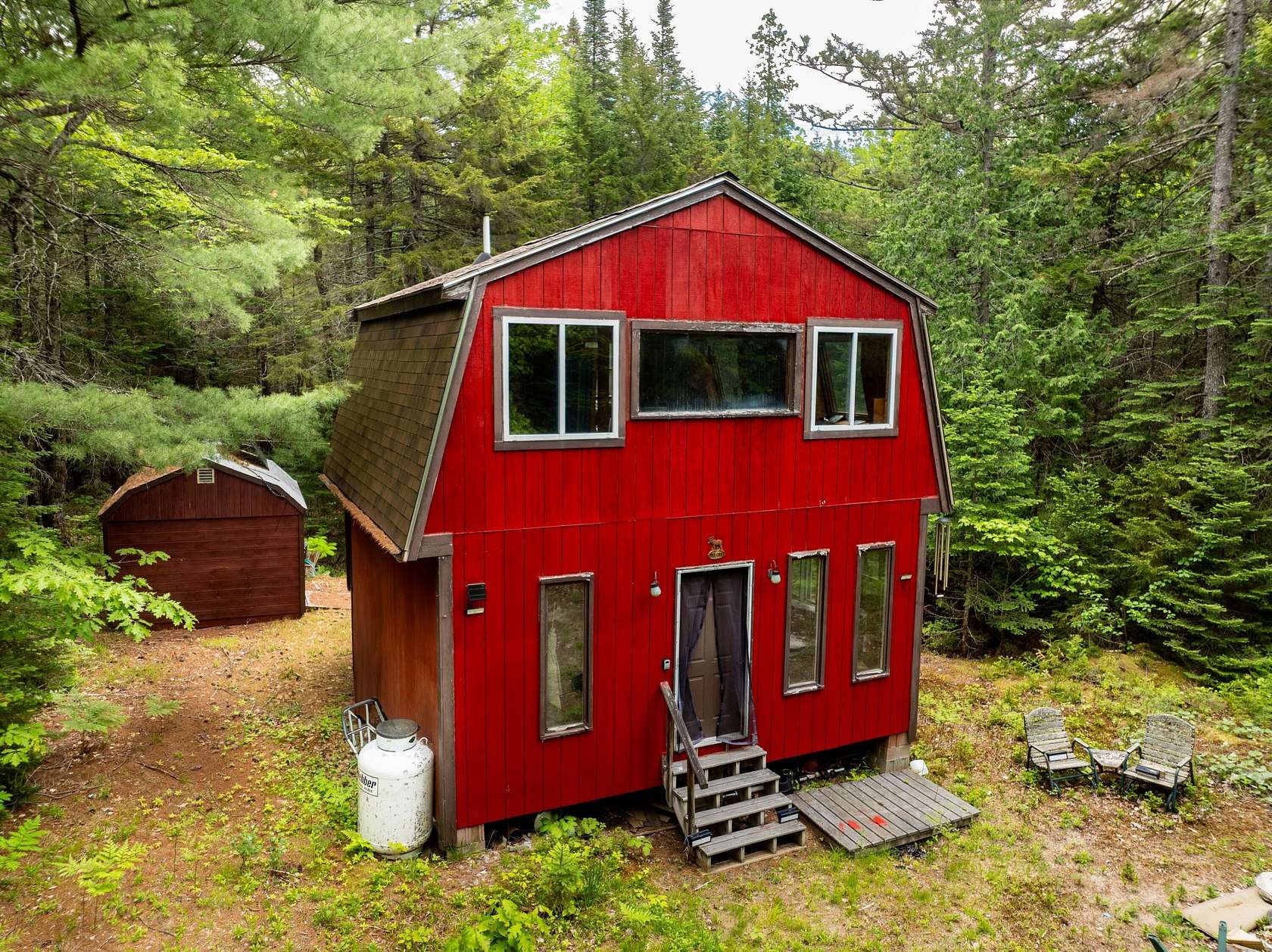 10.6 Acres of Land with Home for Sale in Deblois, Maine