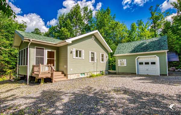 10.7 Acres of Recreational Land with Home for Sale in Au Sable Forks, New York