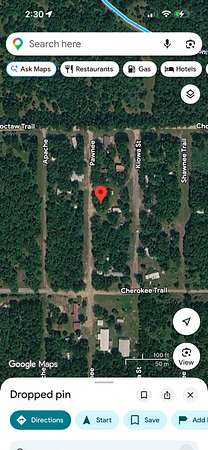 0.07 Acres of Residential Land for Sale in Eufaula, Oklahoma