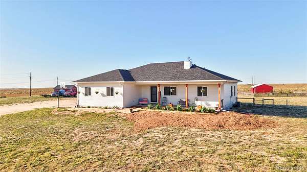 160 Acres of Agricultural Land with Home for Sale in Ramah, Colorado