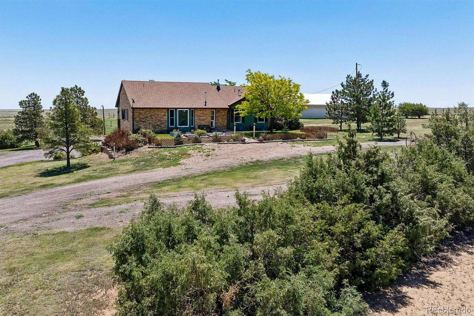 35 Acres of Agricultural Land with Home for Sale in Elizabeth, Colorado