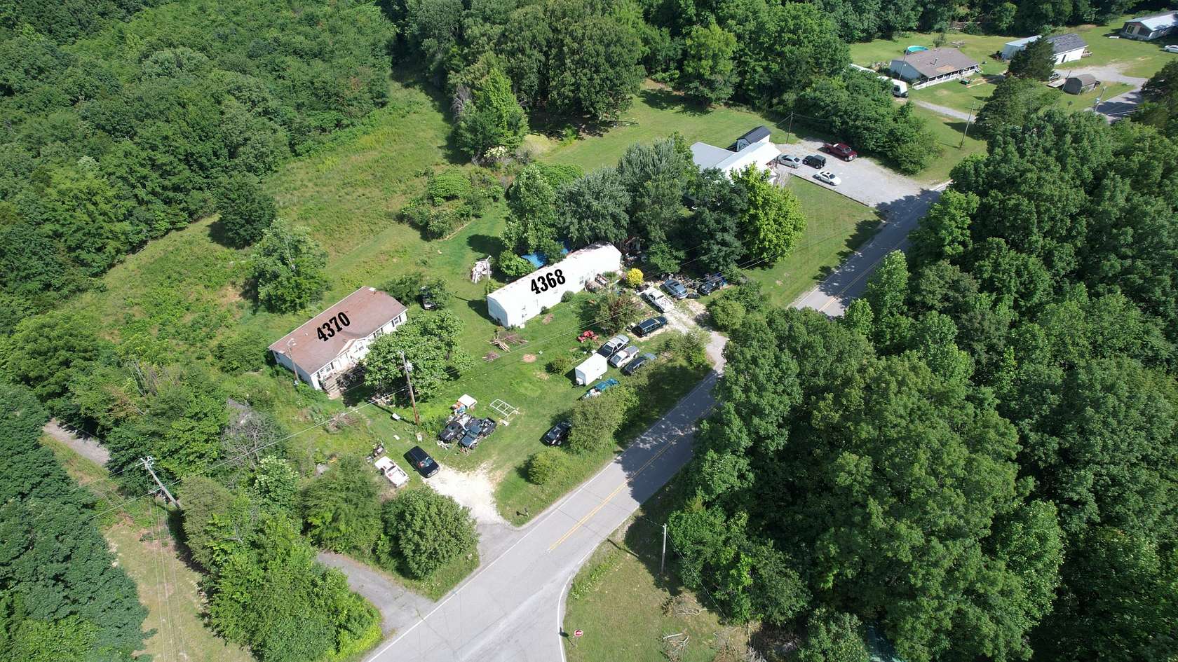 3.72 Acres of Land with Home for Sale in Palmyra, Tennessee
