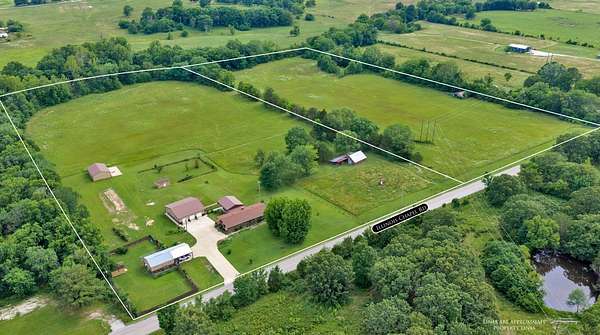 13.4 Acres of Land with Home for Sale in Prairie Grove, Arkansas