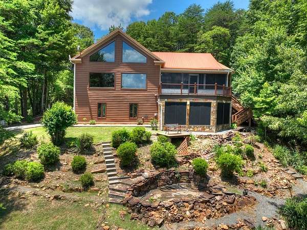 6 Acres of Land with Home for Sale in Ellijay, Georgia