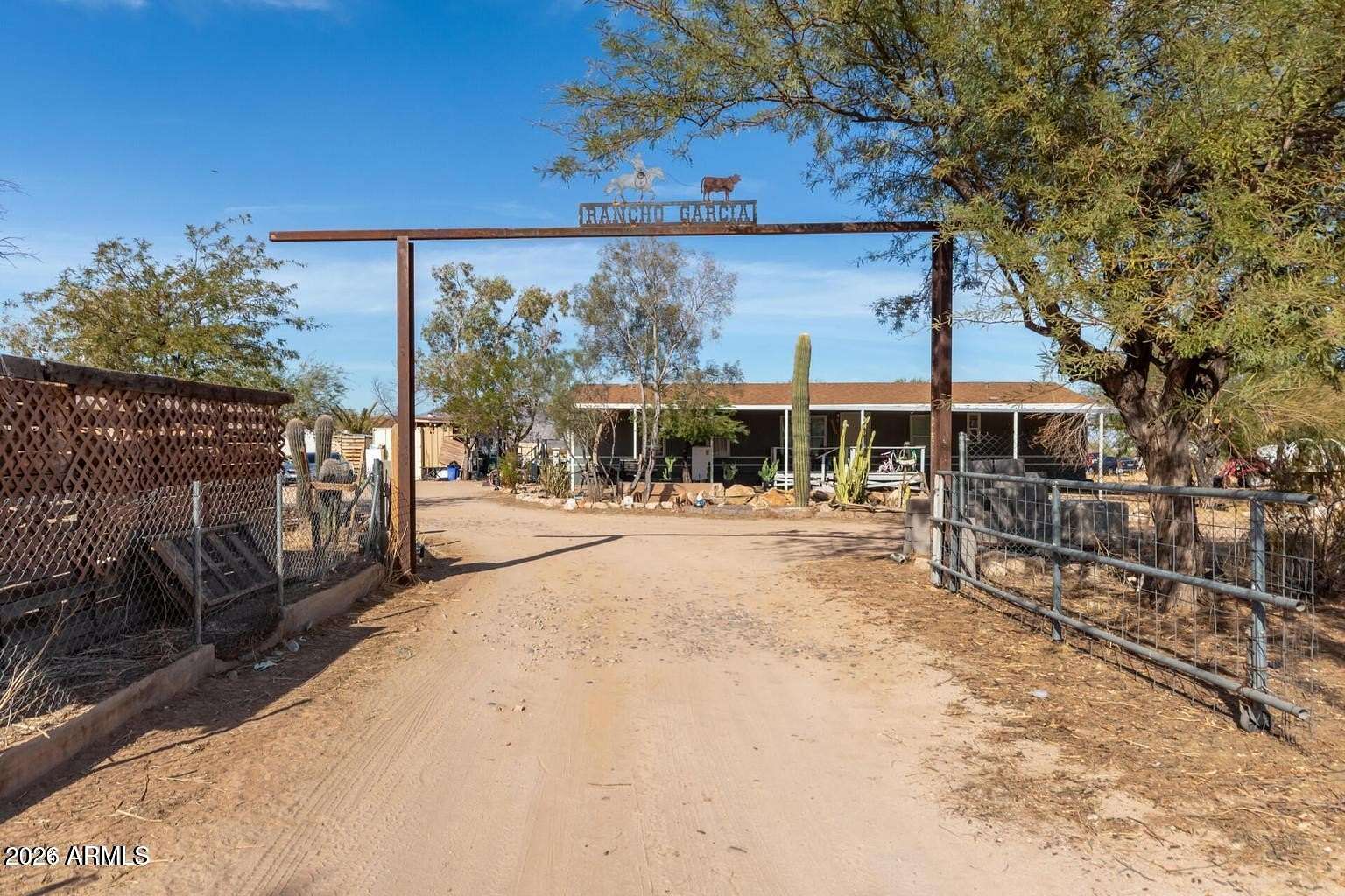 12.3 Acres of Land with Home for Sale in Maricopa, Arizona