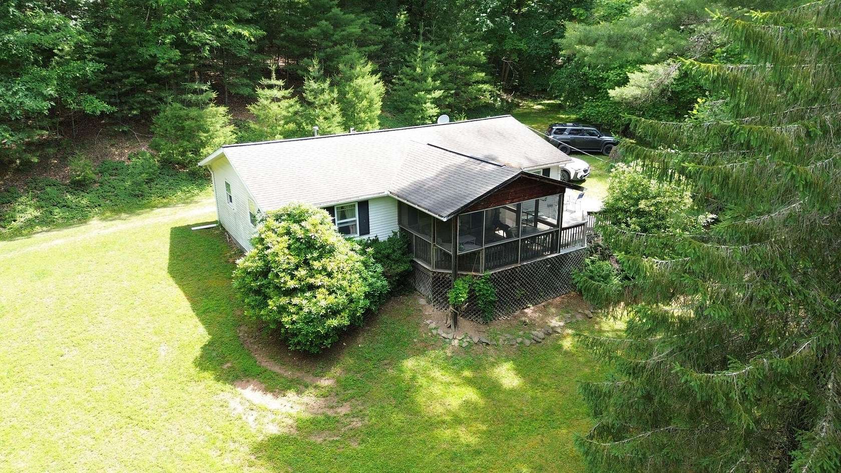 5.53 Acres of Land with Home for Sale in Buckeye, West Virginia