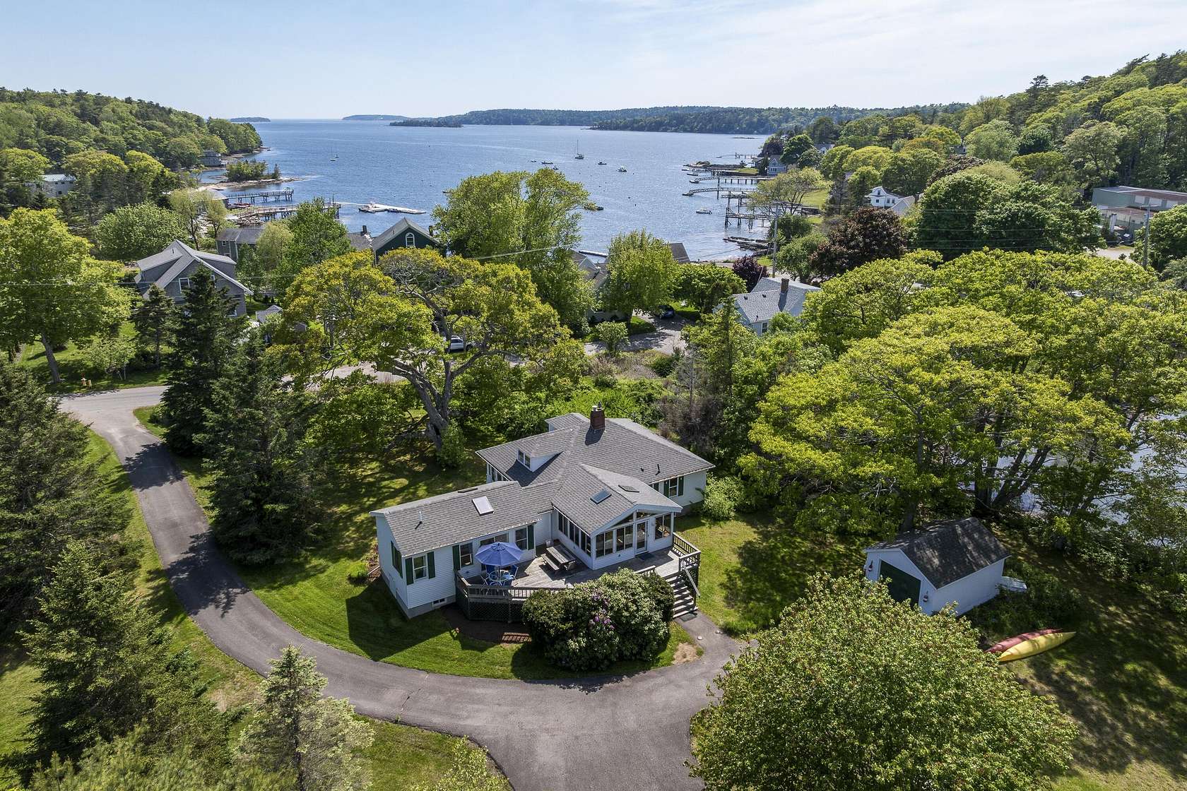 2.27 Acres of Land with Home for Sale in Boothbay, Maine