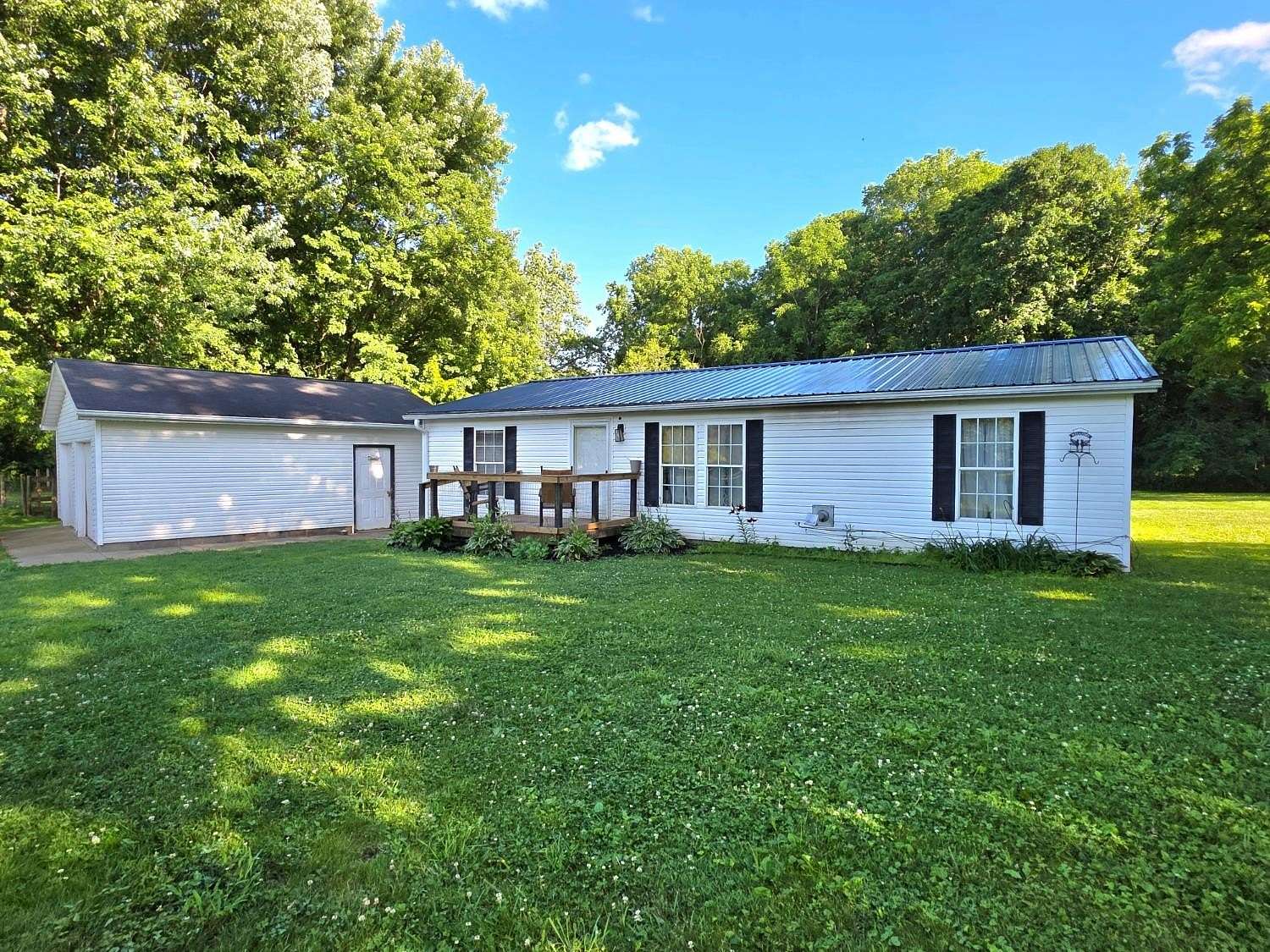 2.69 Acres of Land with Home for Sale in Connersville, Indiana