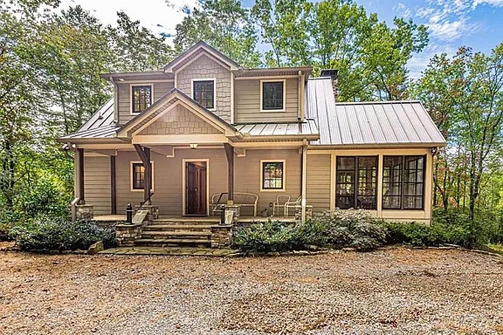 14.4 Acres of Recreational Land with Home for Auction in Suches, Georgia