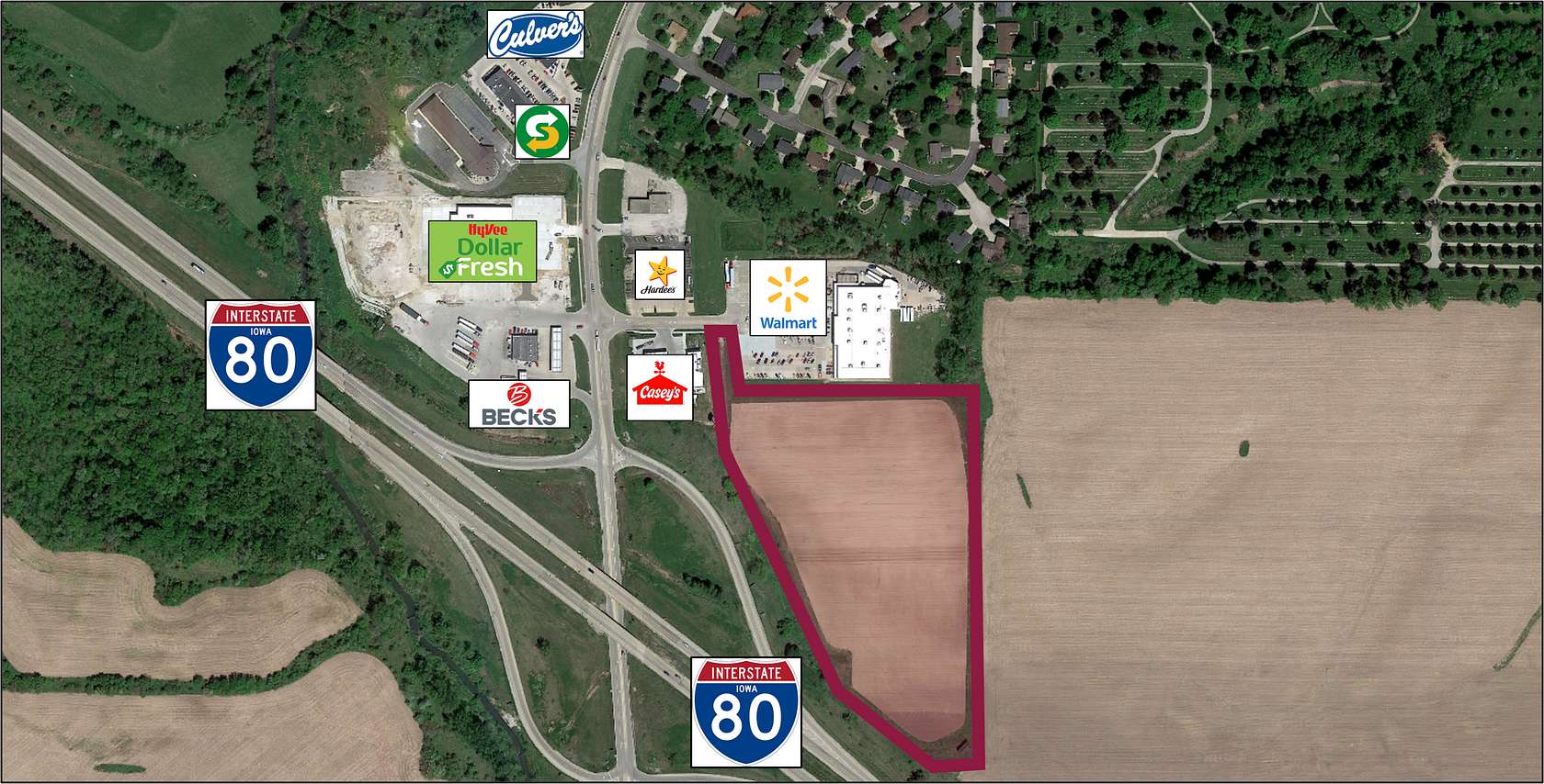 14.8 Acres of Commercial Land for Sale in Geneseo, Illinois