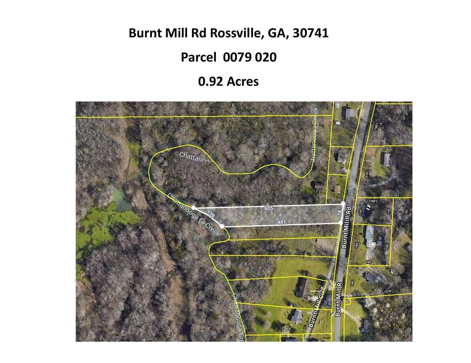0.92 Acres of Residential Land for Sale in Flintstone, Georgia