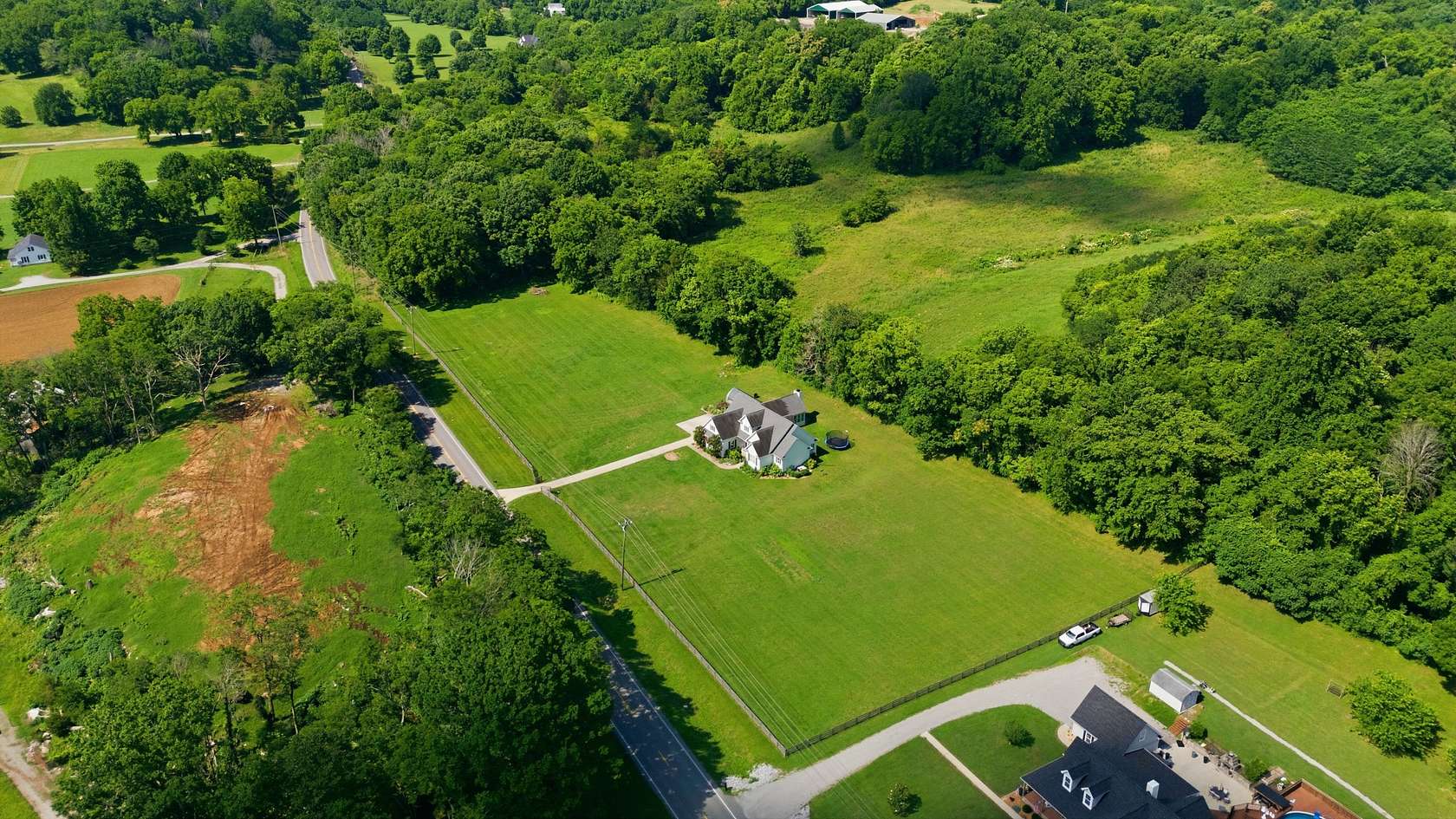 5.26 Acres of Land with Home for Sale in College Grove, Tennessee