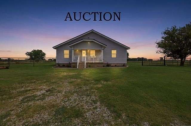 40 Acres of Land with Home for Auction in Ochelata, Oklahoma