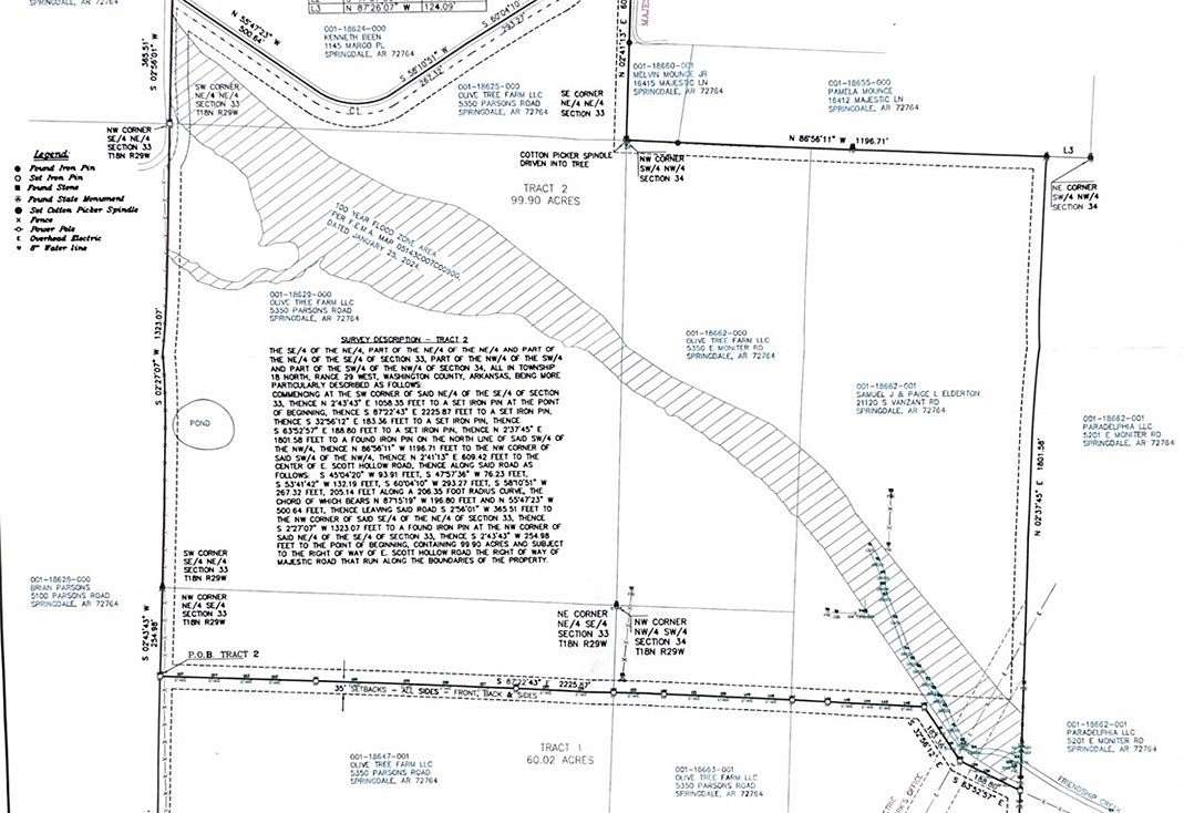 86.3 Acres of Agricultural & Residential Land for Sale in Springdale, Arkansas