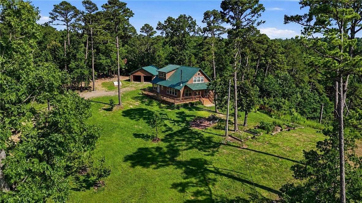 113 Acres of Recreational Land with Home for Sale in Westville, Oklahoma
