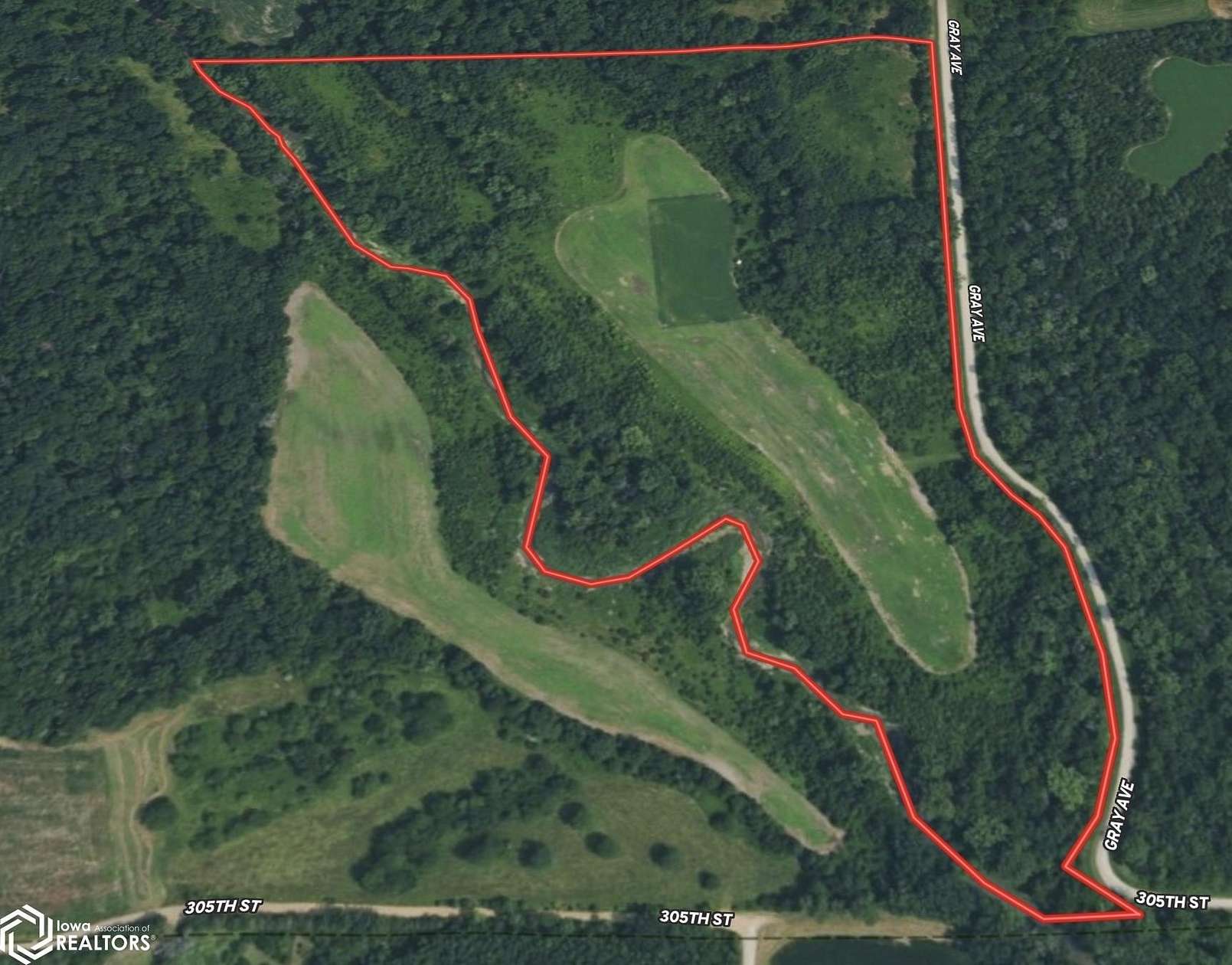 41.5 Acres of Recreational Land for Sale in Cantril, Iowa