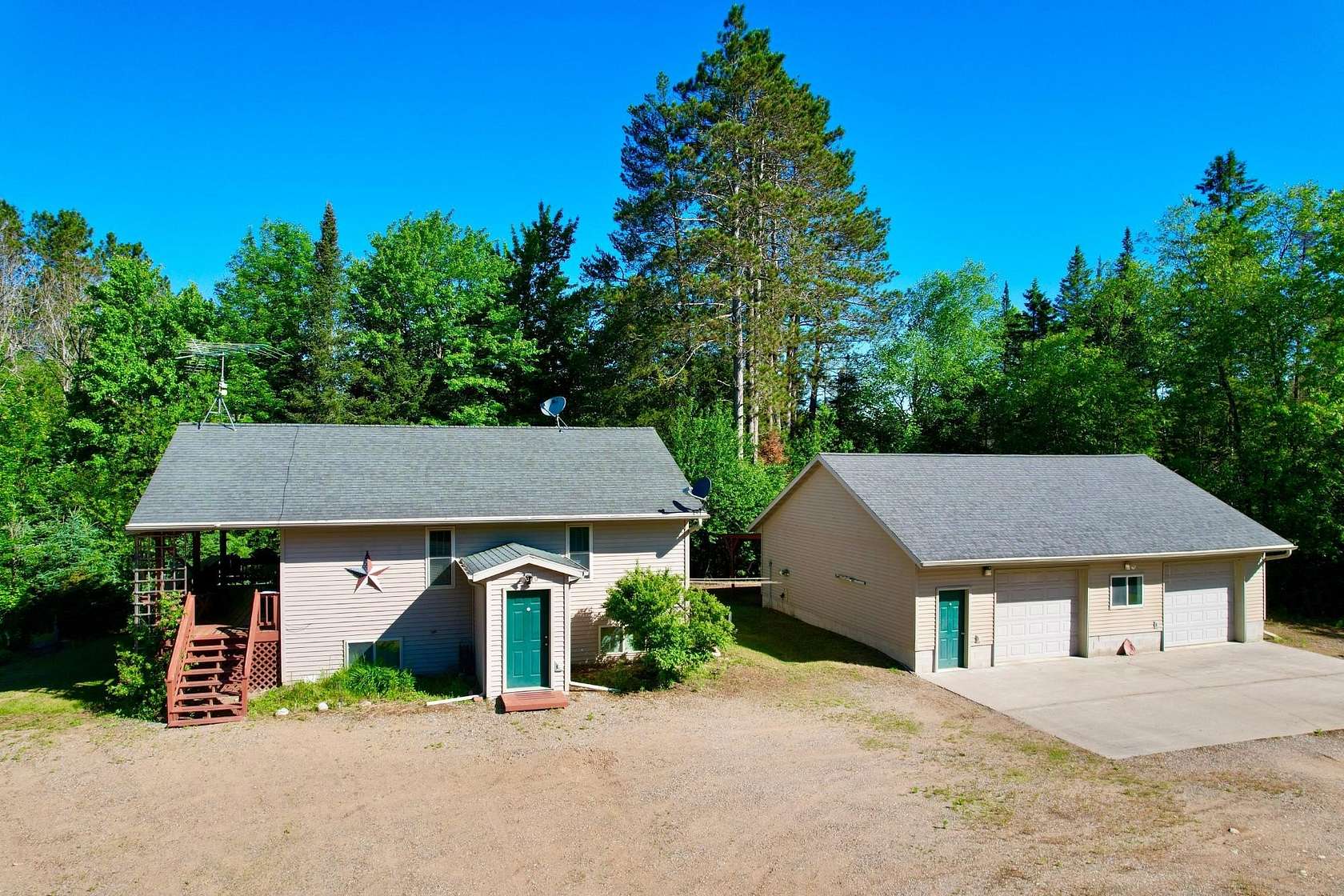 4.62 Acres of Land with Home for Sale in Argonne, Wisconsin