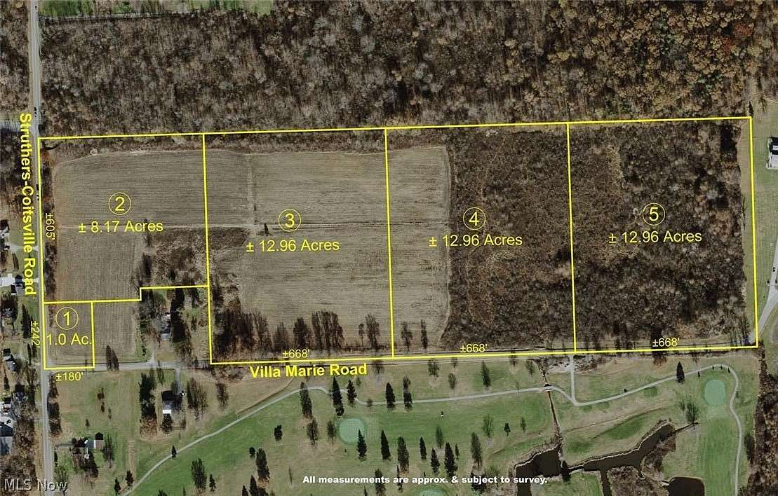 47 Acres of Land for Auction in Lowellville, Ohio