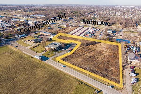 4.46 Acres of Commercial Land for Sale in Carol Stream, Illinois