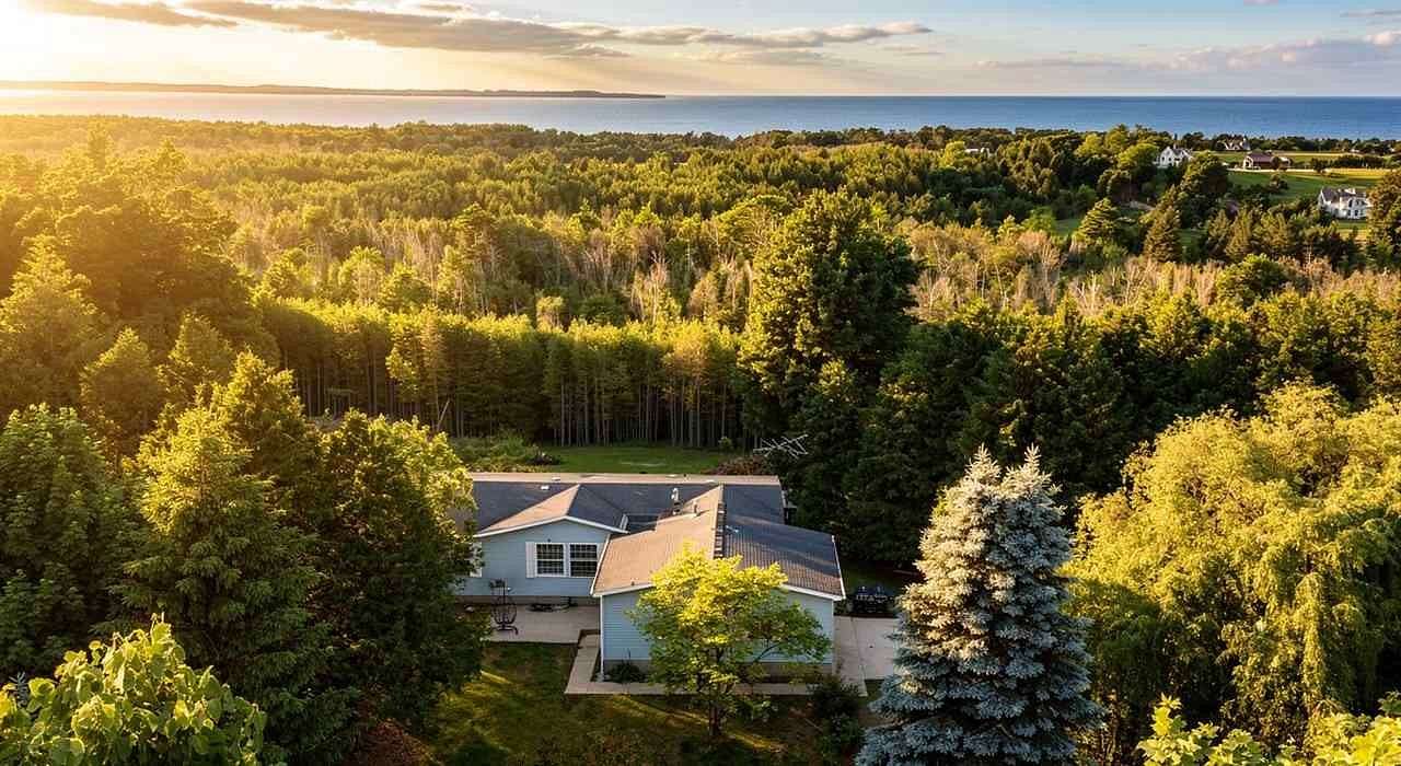 4.48 Acres of Land with Home for Sale in Charlevoix, Michigan