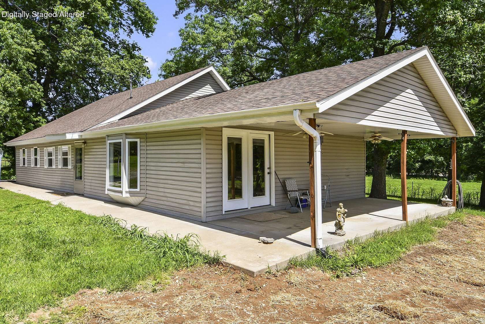 7.46 Acres of Land with Home for Sale in Clever, Missouri