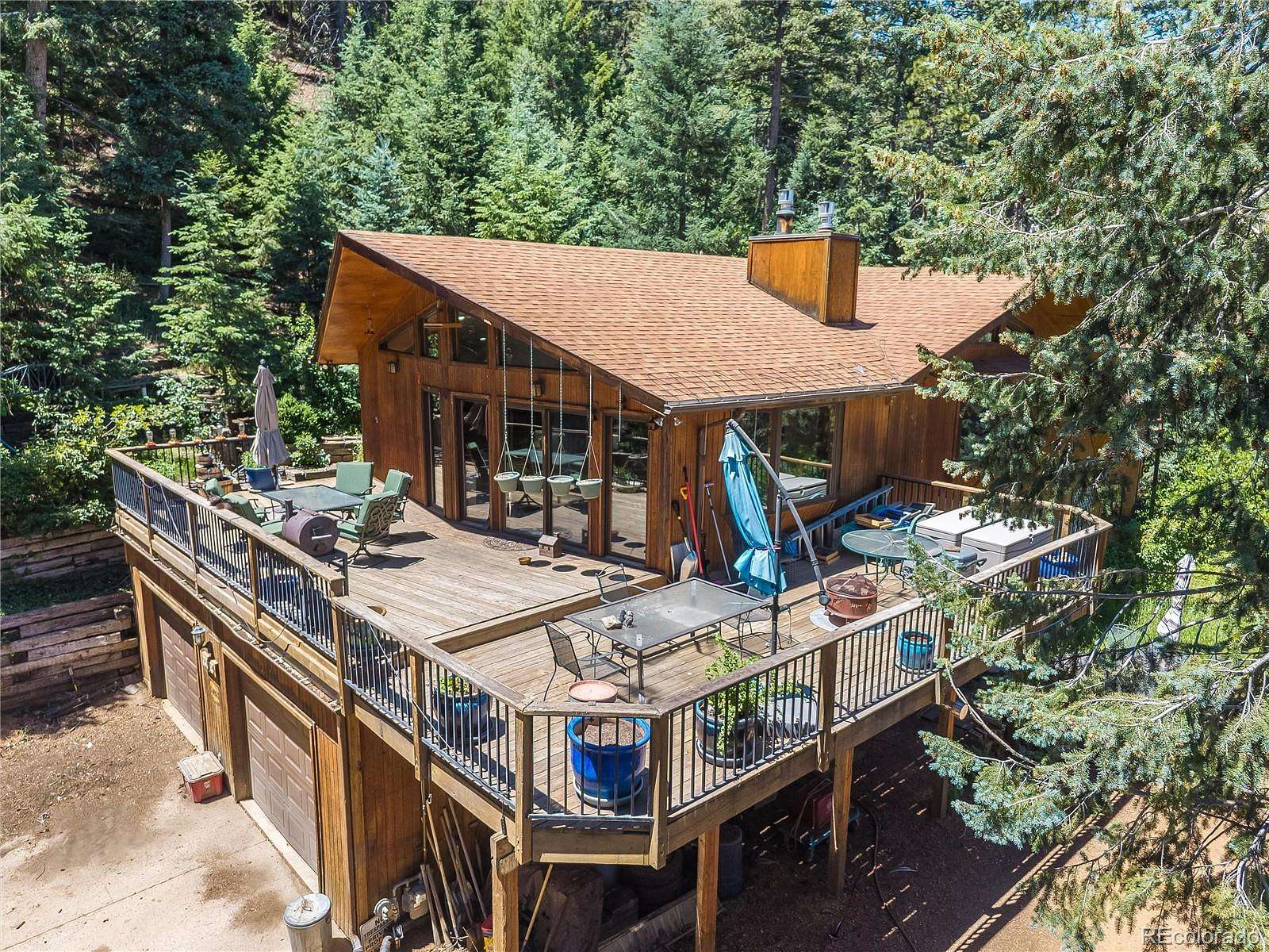 8 Acres of Land with Home for Sale in Larkspur, Colorado
