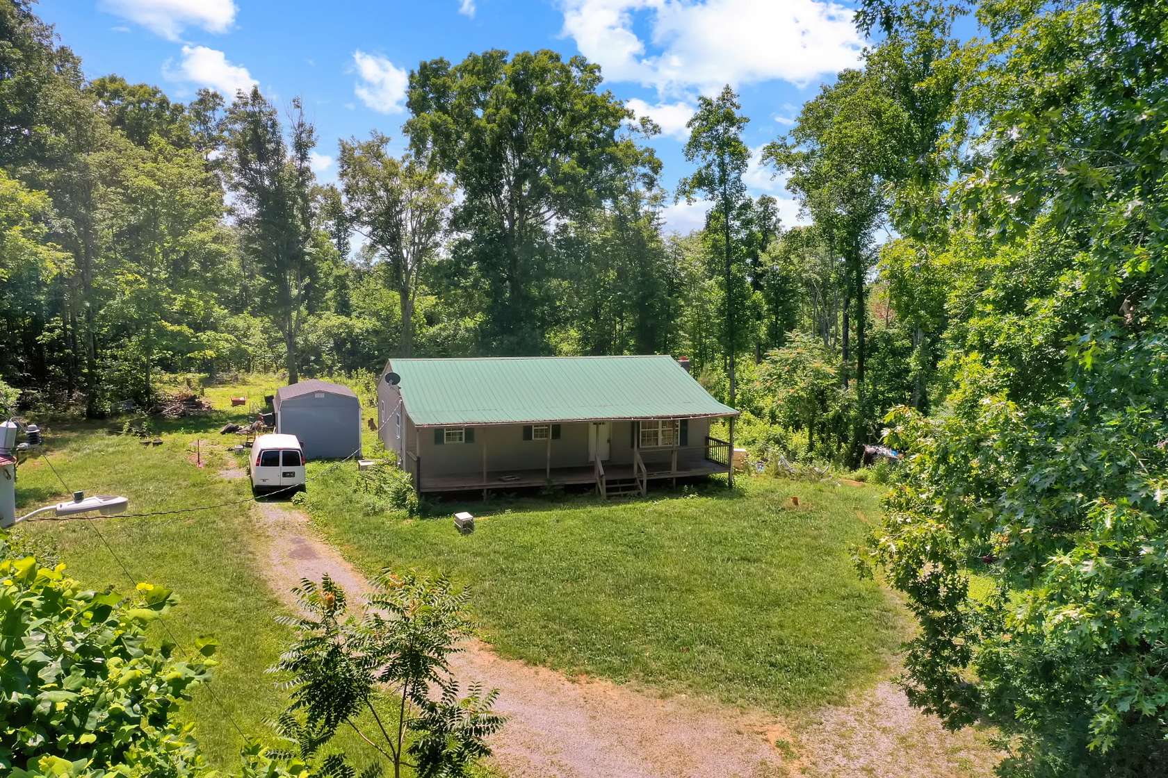 10.2 Acres of Land with Home for Sale in Gainesboro, Tennessee