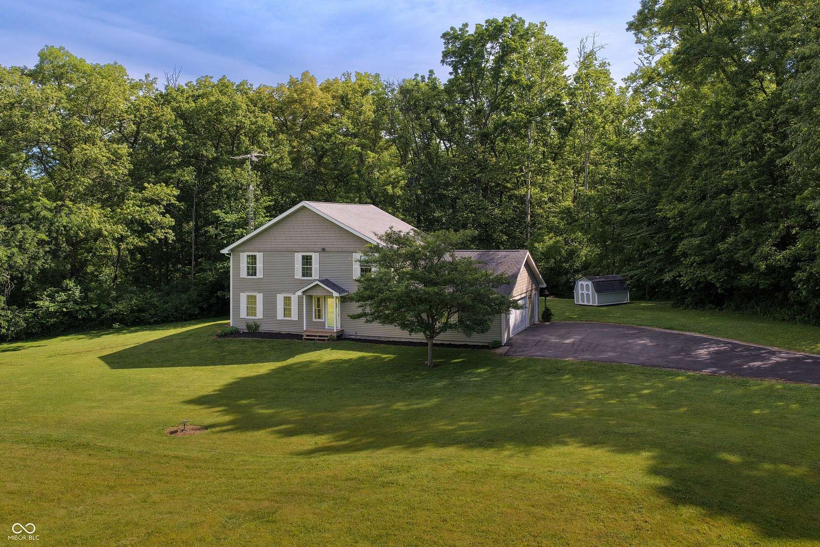 12.8 Acres of Recreational Land with Home for Sale in Hope, Indiana
