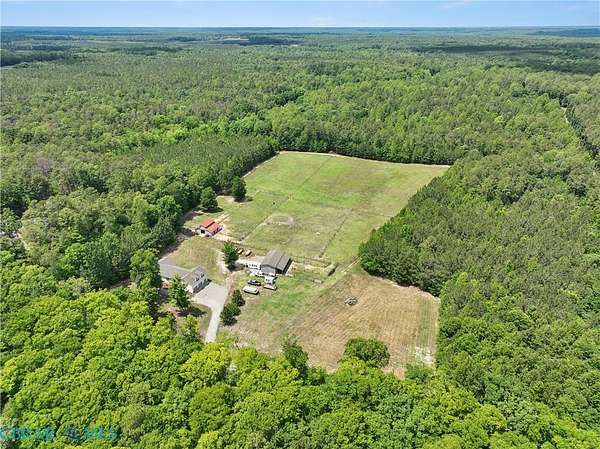 22 Acres of Agricultural Land with Home for Sale in Gloucester, Virginia