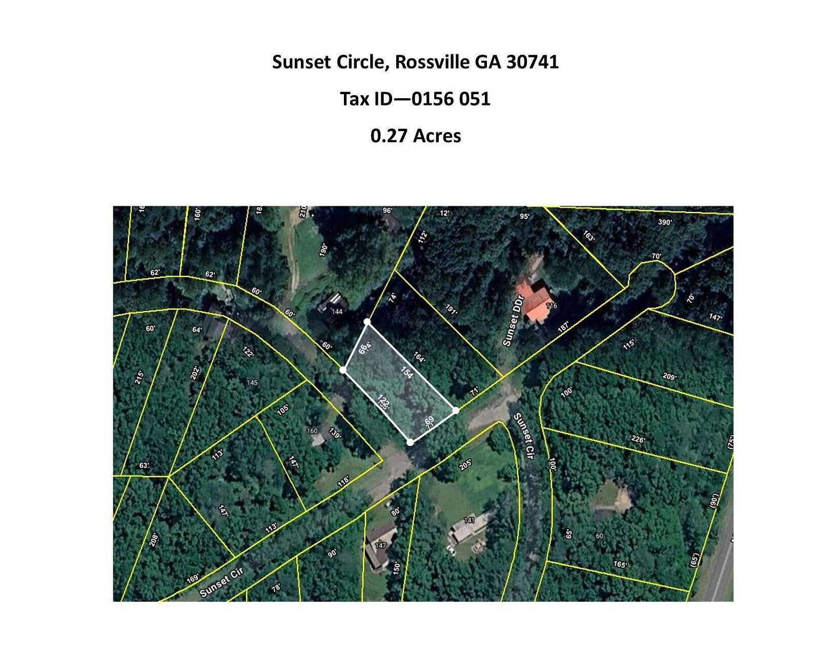 0.27 Acres of Residential Land for Sale in Rossville, Georgia