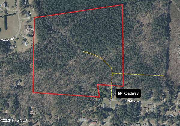 44.2 Acres of Land for Sale in Laurinburg, North Carolina