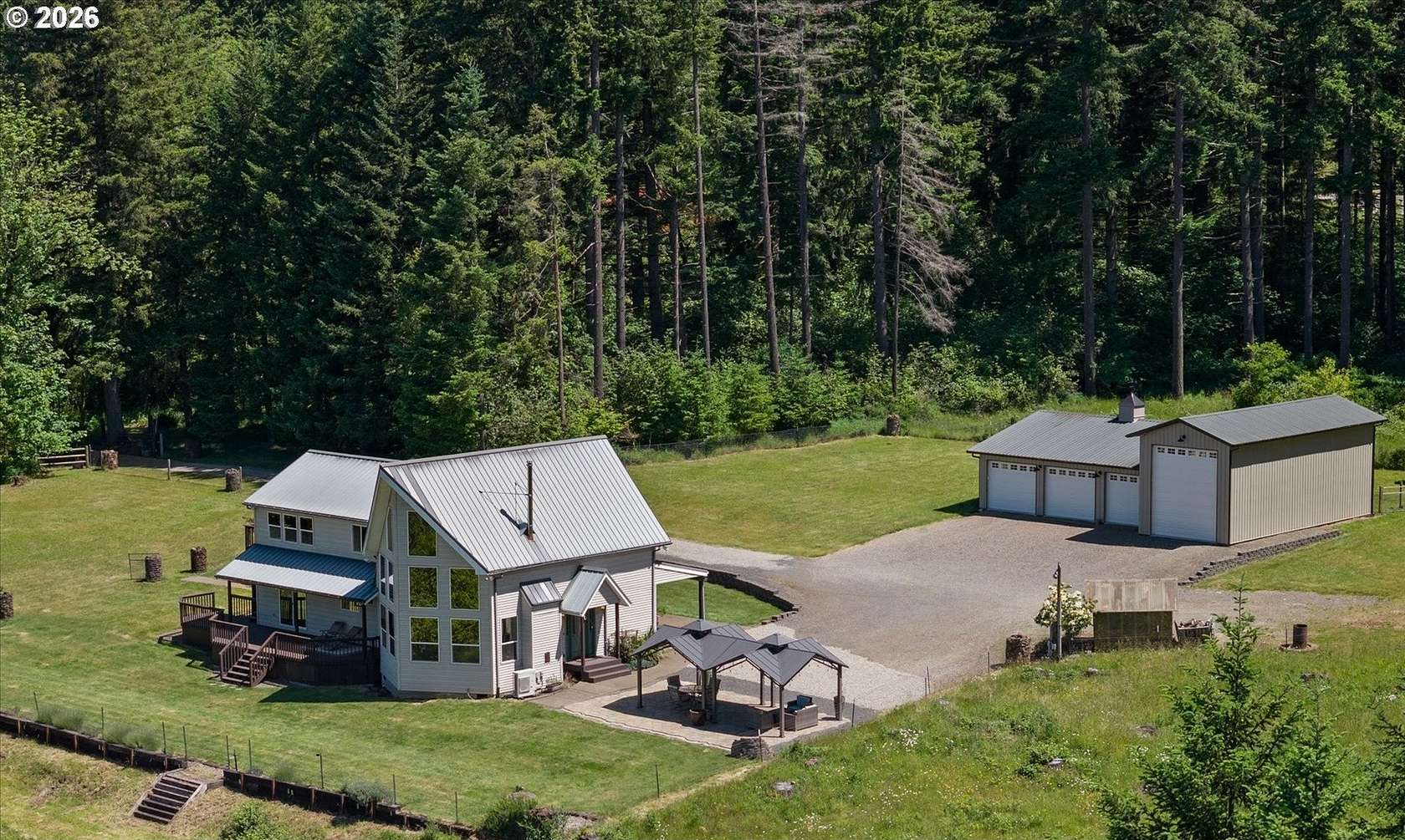 5 Acres of Land with Home for Sale in Battle Ground, Washington