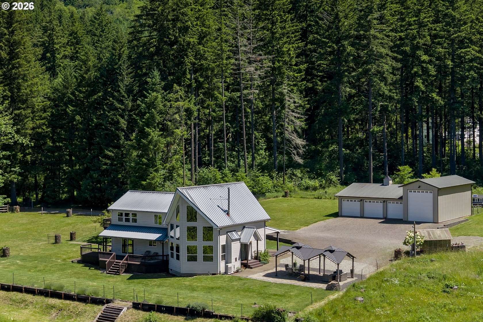 5 Acres of Land with Home for Sale in Battle Ground, Washington