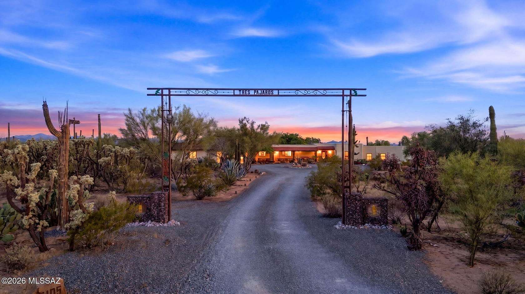 4.12 Acres of Land with Home for Sale in Tucson, Arizona